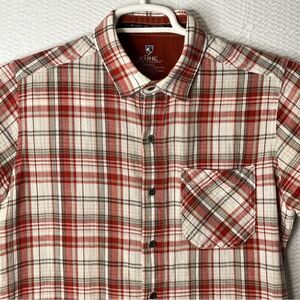 KUHL Born In The Mountains 100% Organic Cotton Button Shirt Size S